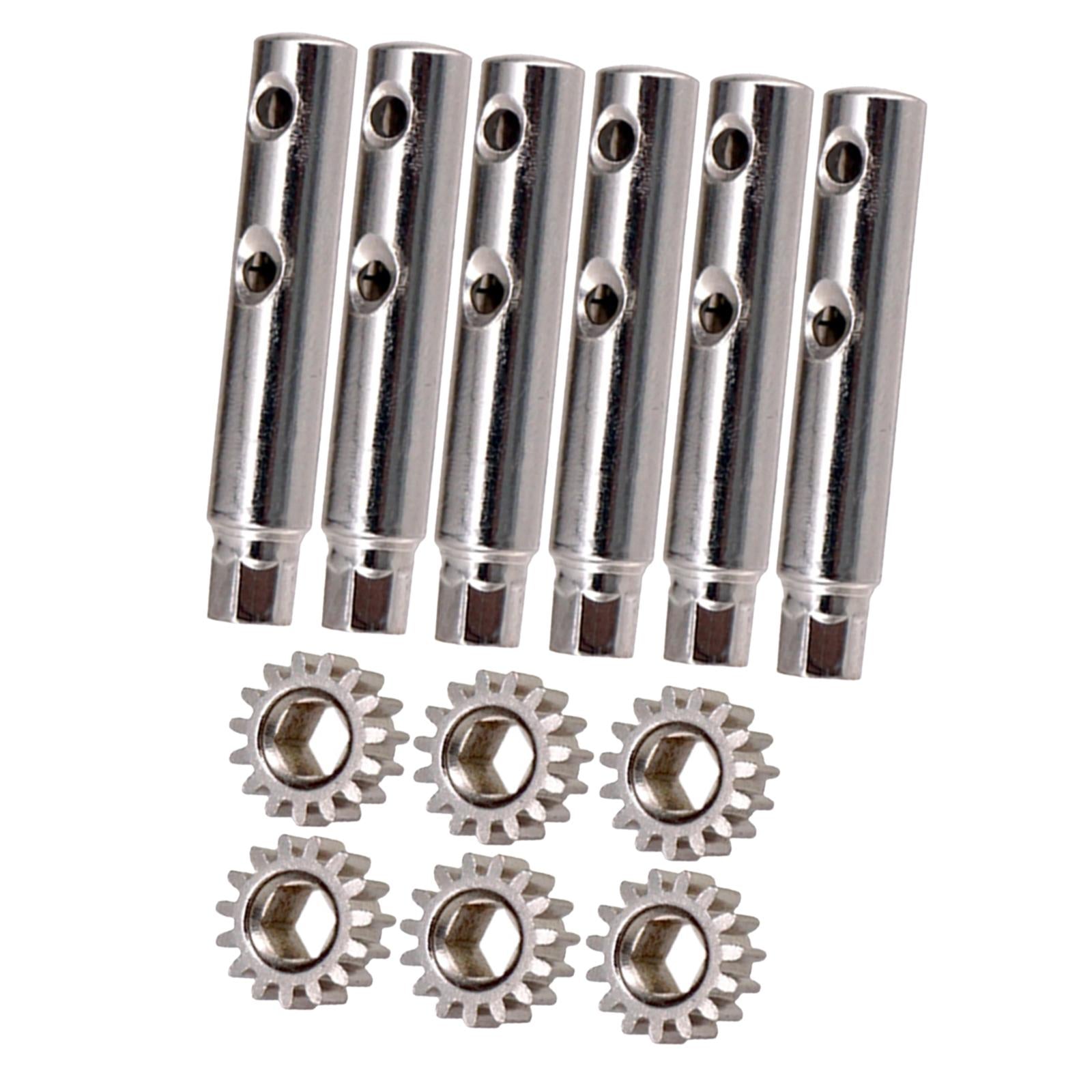 6Pcs Guitar Tuning Pegs Tuners Machine Heads Gear and Pins Parts Style6