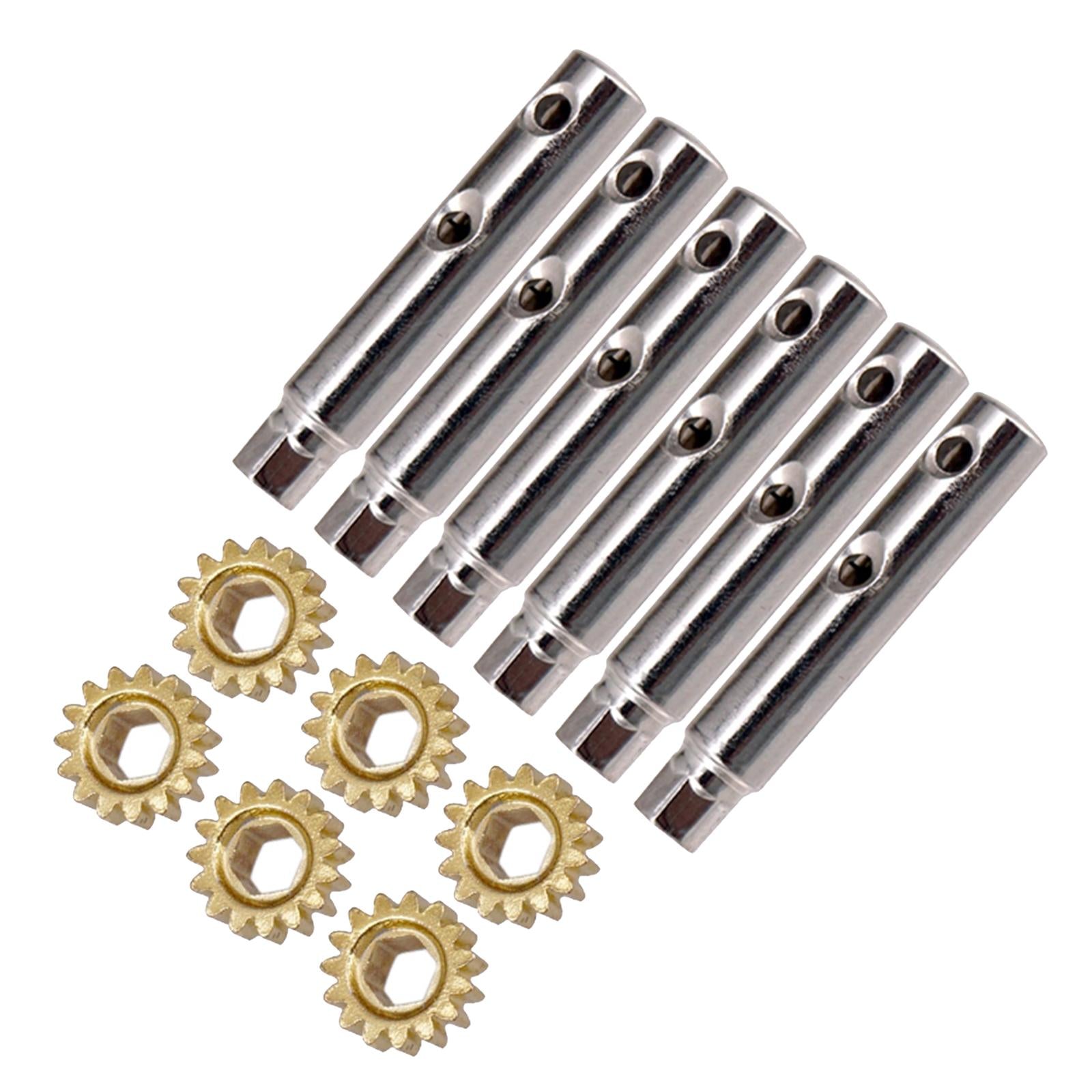 6Pcs Guitar Tuning Pegs Tuners Machine Heads Gear and Pins Parts Style7
