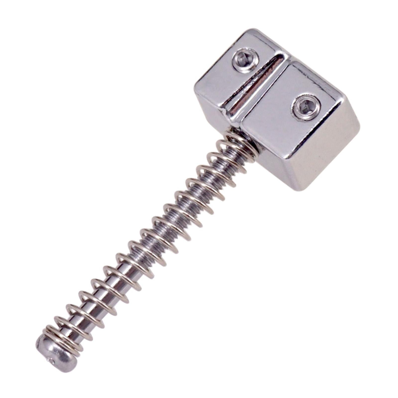 5pcs Zinc Alloy Saddle String Bridge for Bass Instrument Accessories Silver