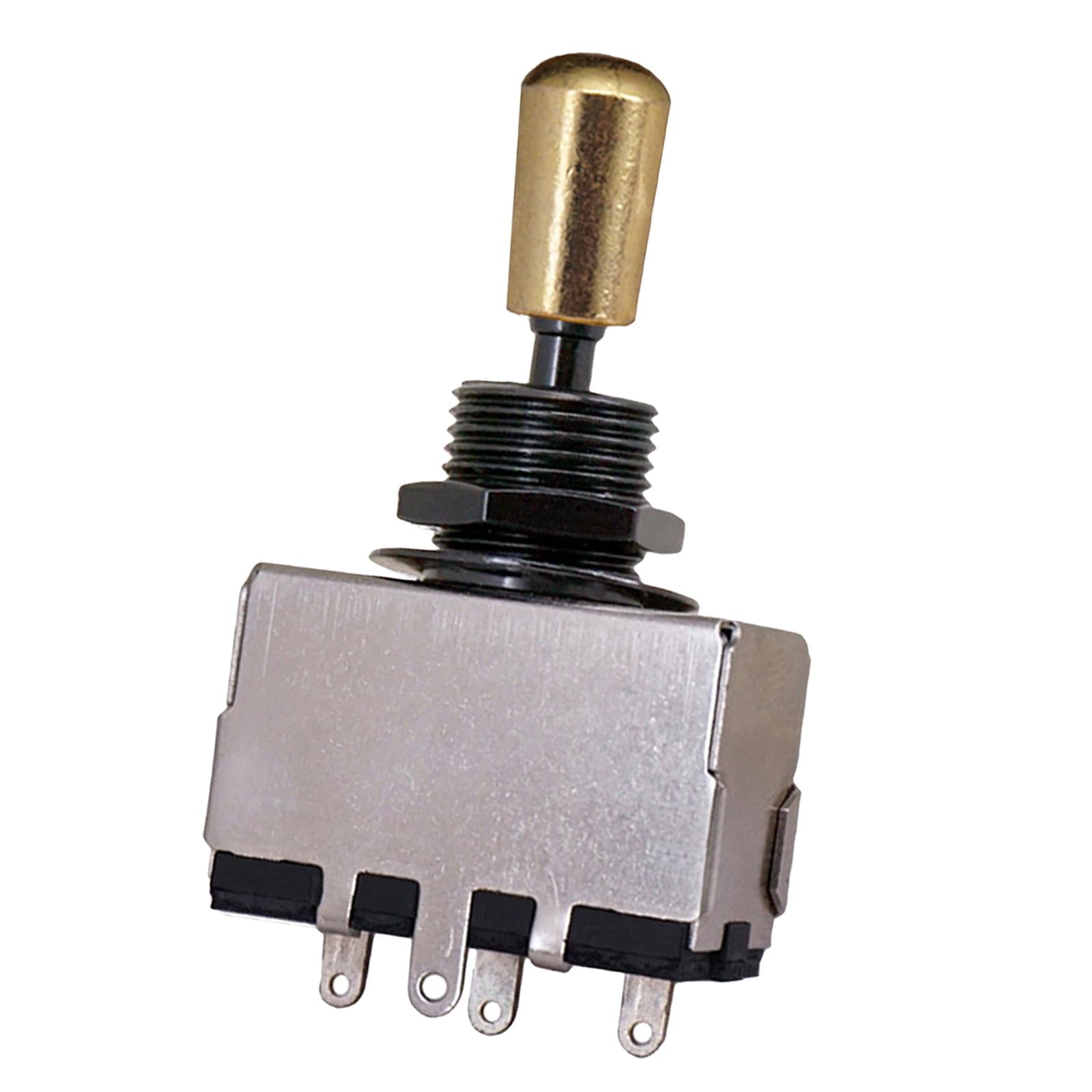 3 Way Pickup Selector Tone Switch Copper Knob Electric Guitar Parts Gold