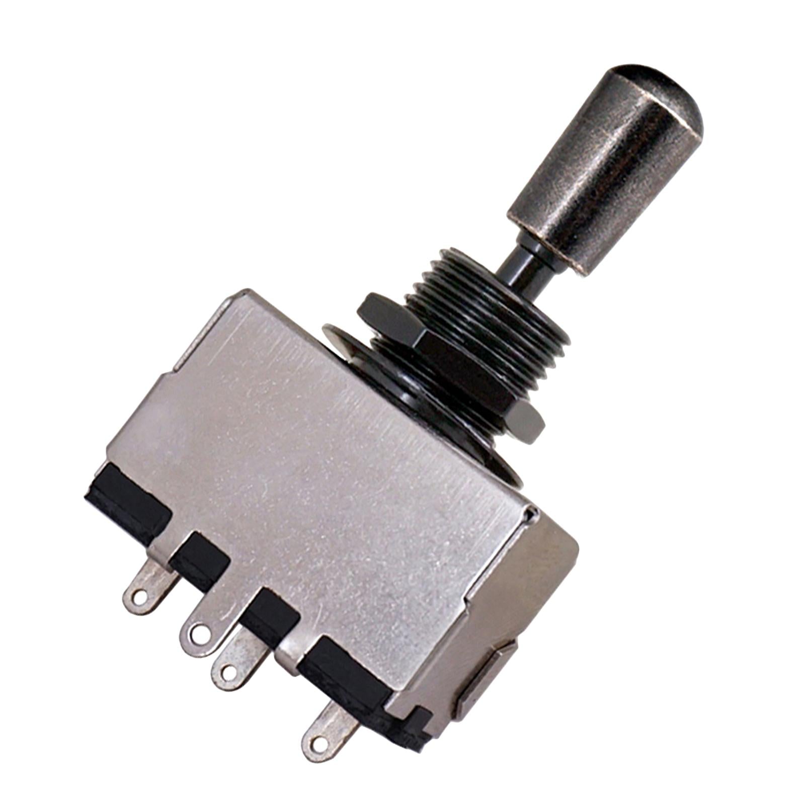 3 Way Pickup Selector Tone Switch Copper Knob Electric Guitar Parts Gray