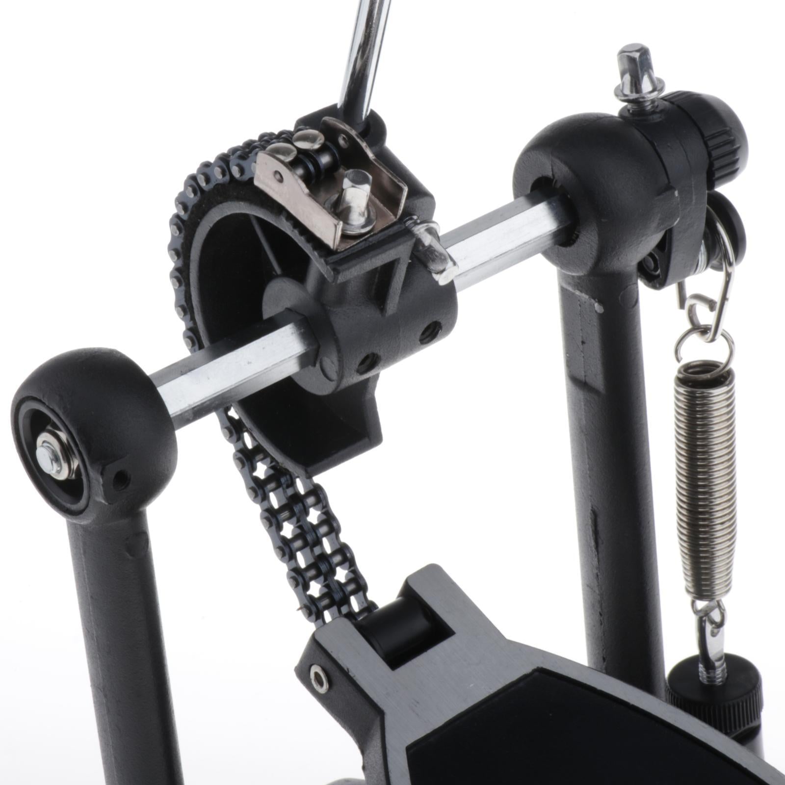 Single Bass Drum Pedal Double Chain Drive Foot Pedal Professional Style 1