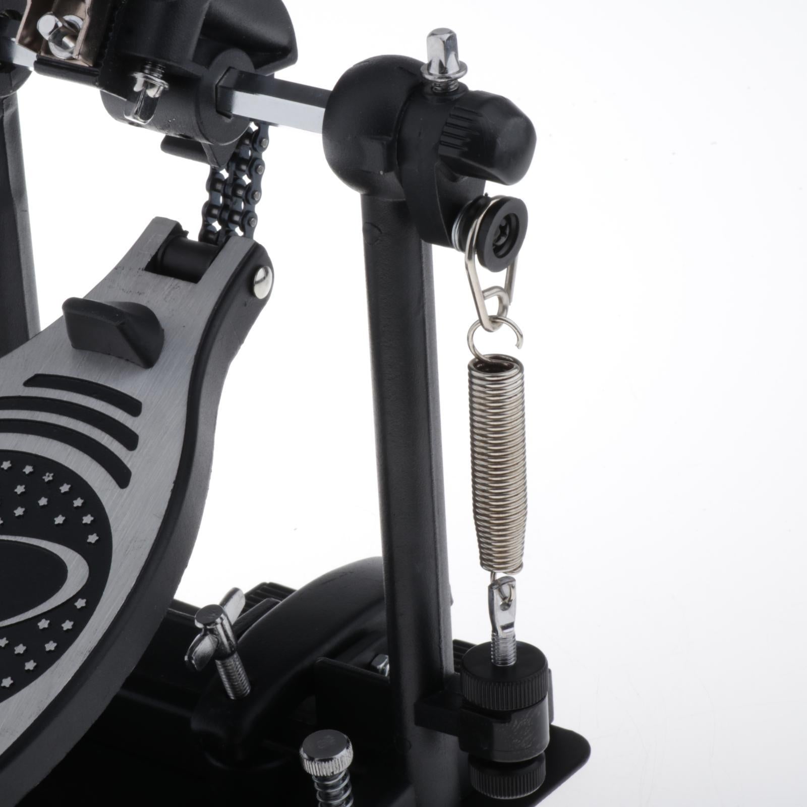 Single Bass Drum Pedal Double Chain Drive Foot Pedal Professional Style 2