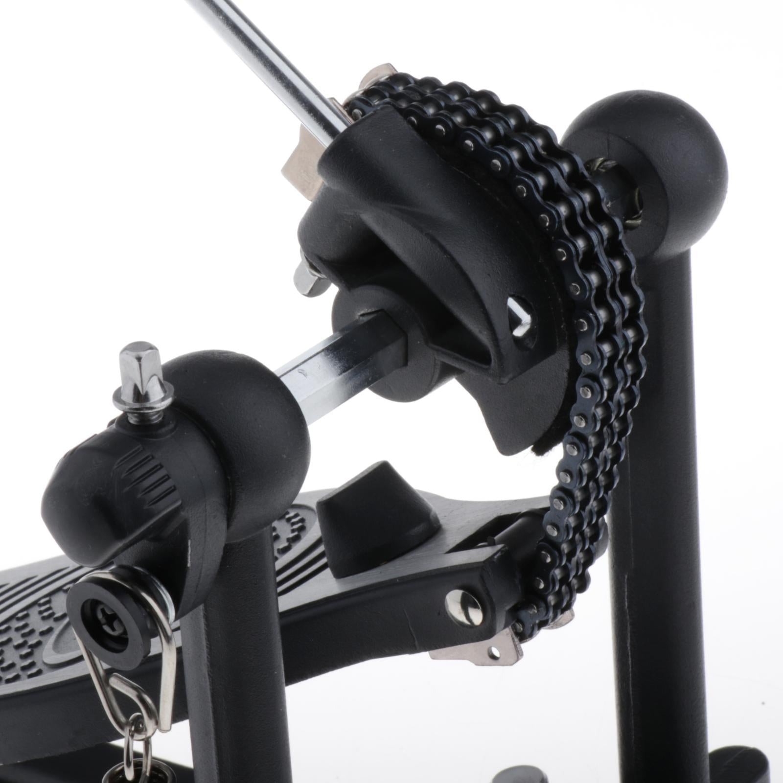 Single Bass Drum Pedal Double Chain Drive Foot Pedal Professional Style 2