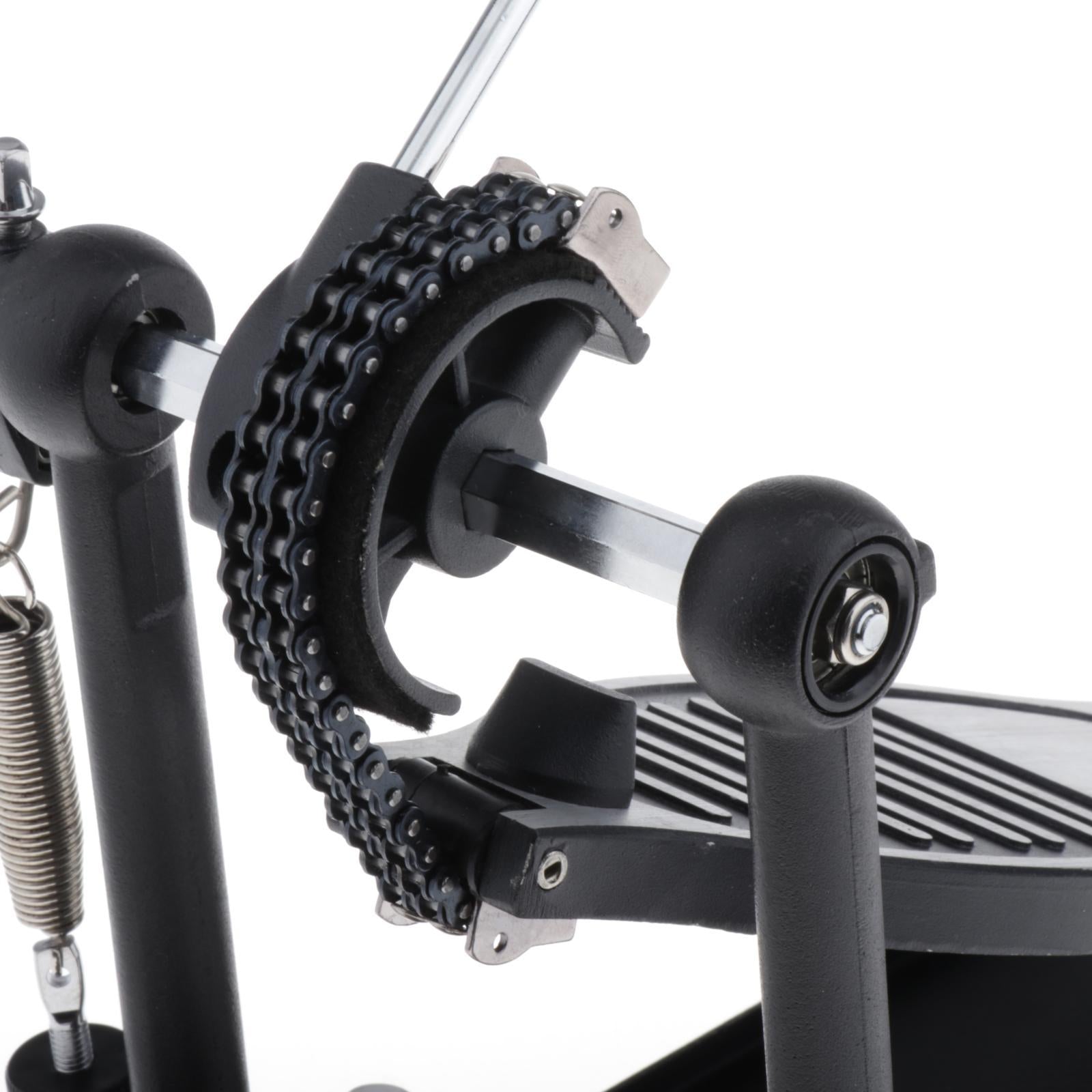 Single Bass Drum Pedal Double Chain Drive Foot Pedal Professional Style 3