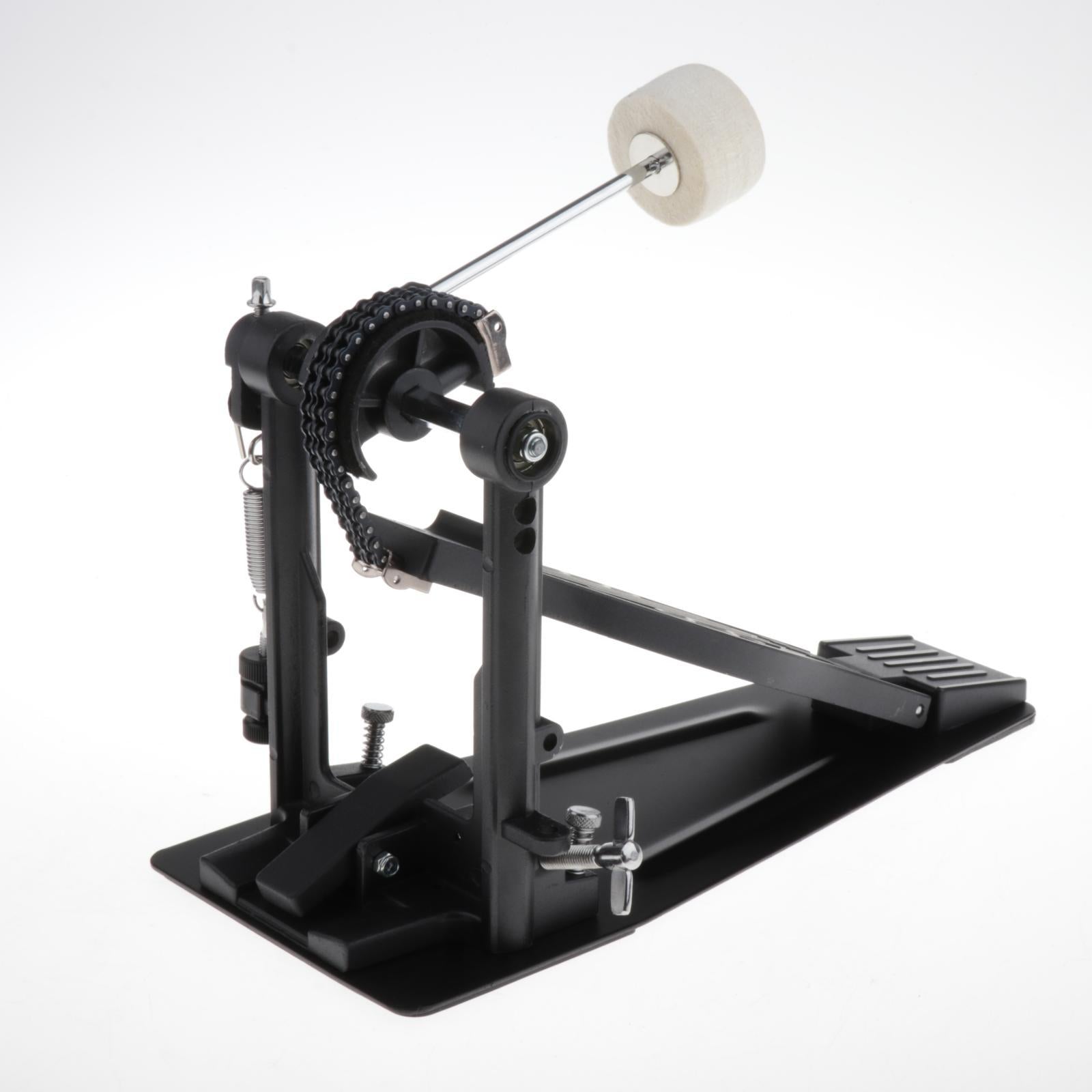 Single Bass Drum Pedal Double Chain Drive Foot Pedal Professional Style 4