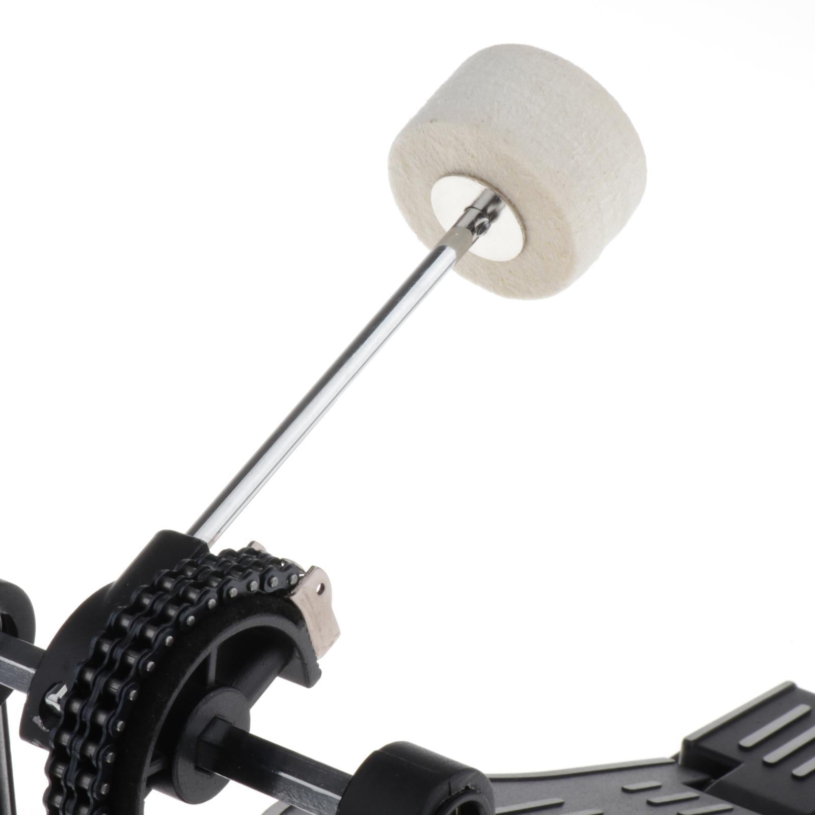 Single Bass Drum Pedal Double Chain Drive Foot Pedal Professional Style 4