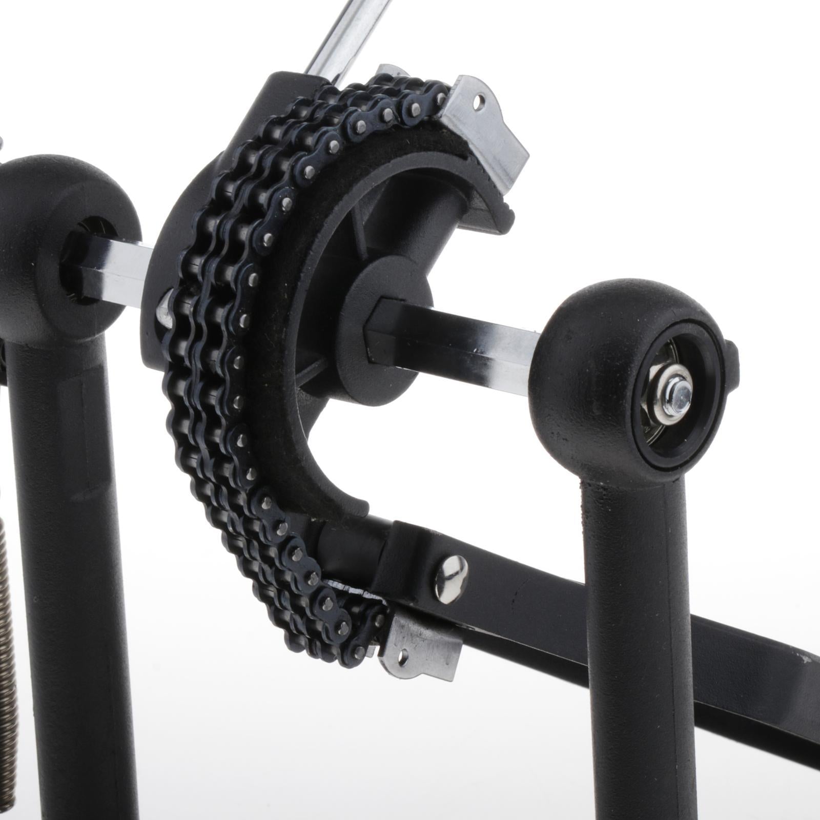 Single Bass Drum Pedal Double Chain Drive Foot Pedal Professional Style 5