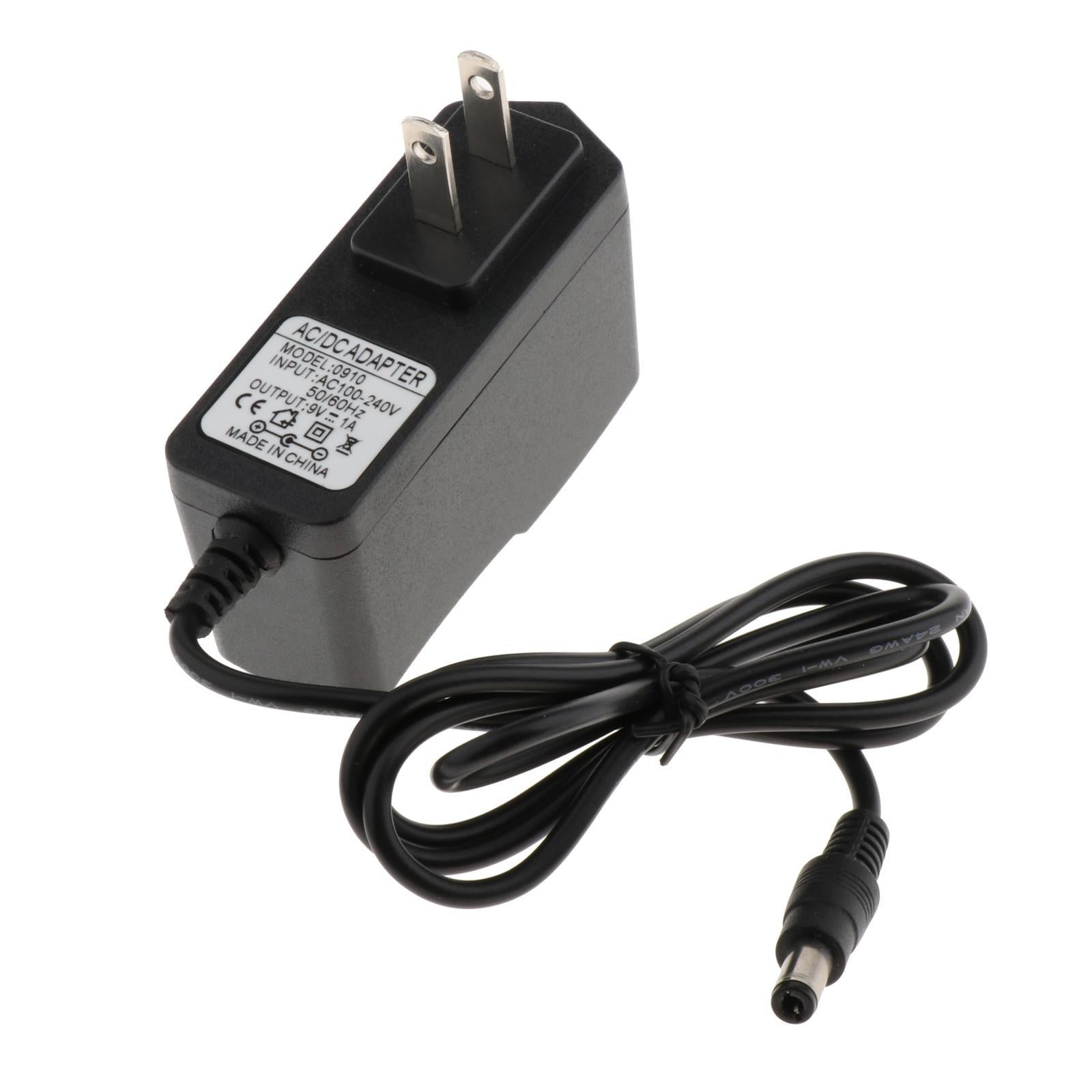 Guitar Effector Power Supply Adapter US Plug With 1 to 5 Way Splitter Cable