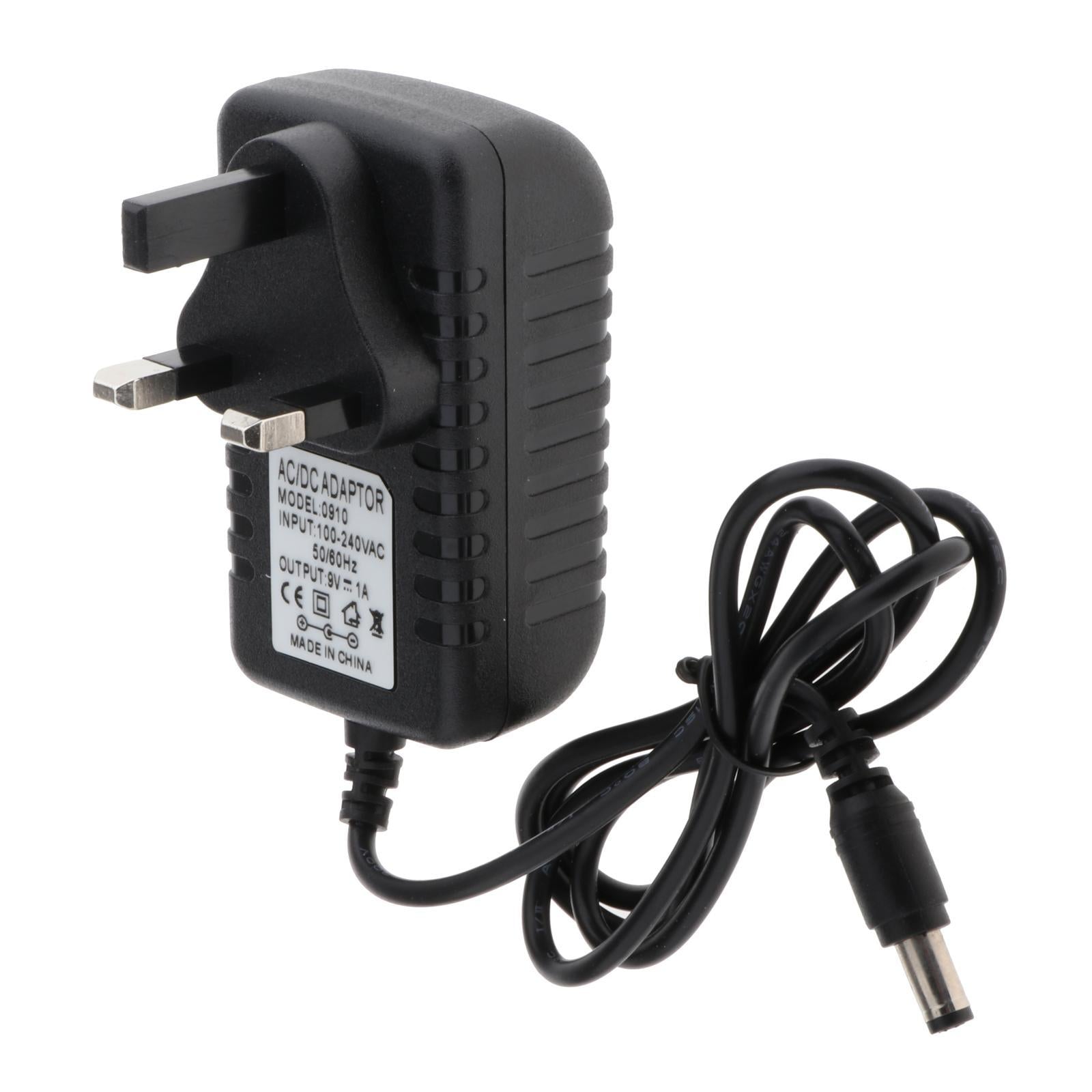 9V AC/DC Guitar Effect Power Adapter Charger w/ 1 to 5 Way Cable Cords