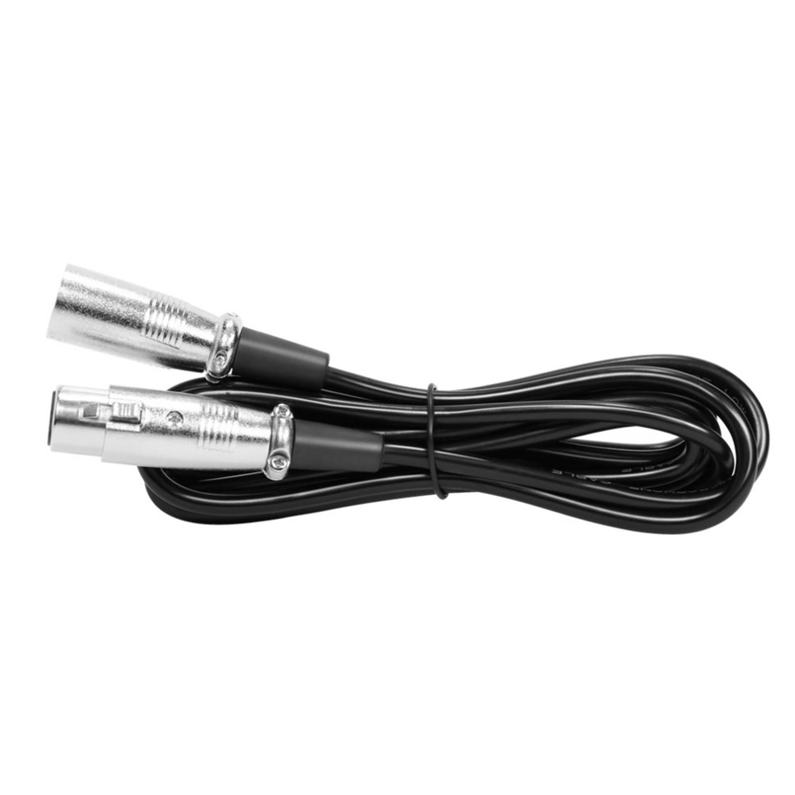 48V Phantom Power Supply XLR 3 Pin Microphone Cable for Microphone Recording