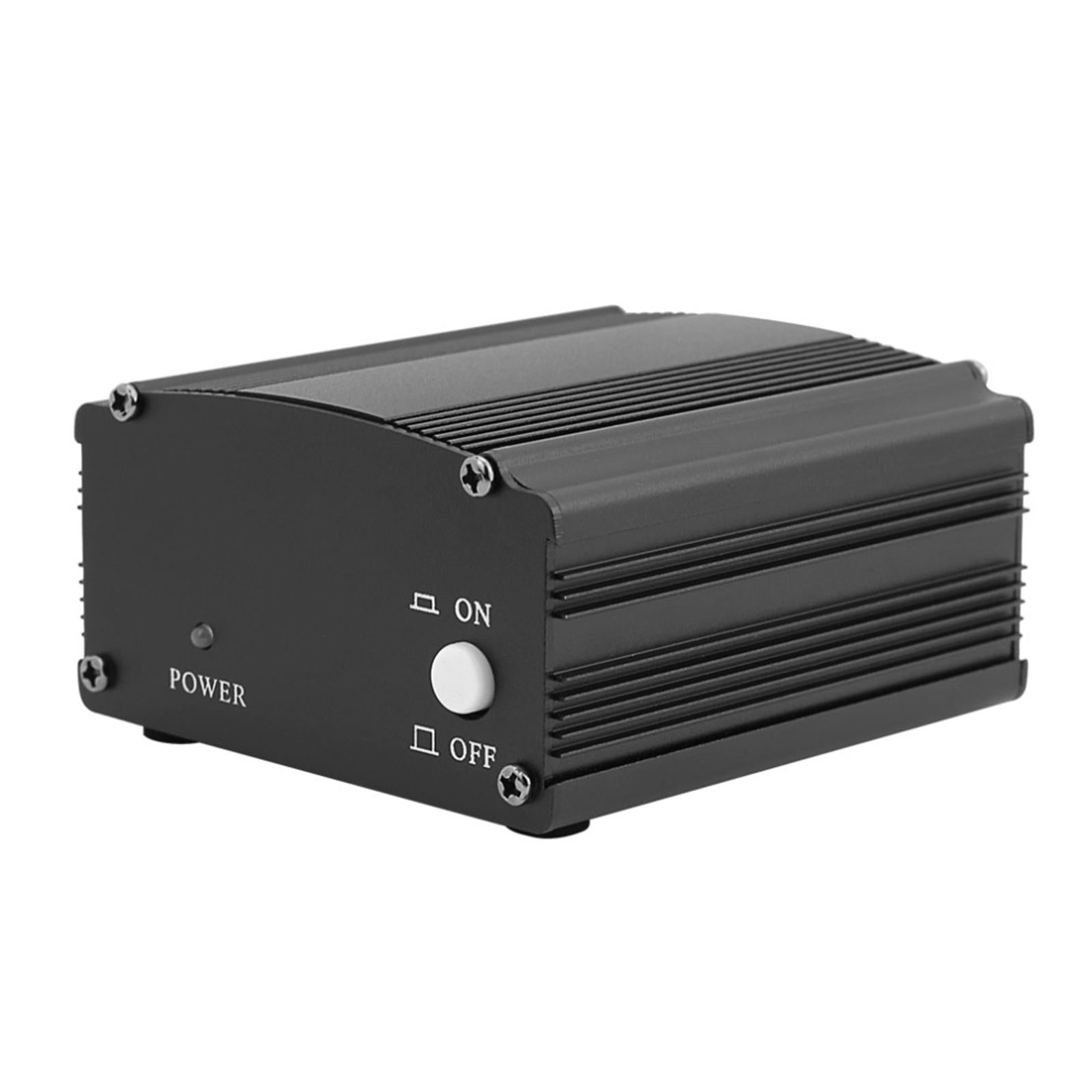 48V Phantom Power Supply XLR 3 Pin Microphone Cable for Microphone Recording