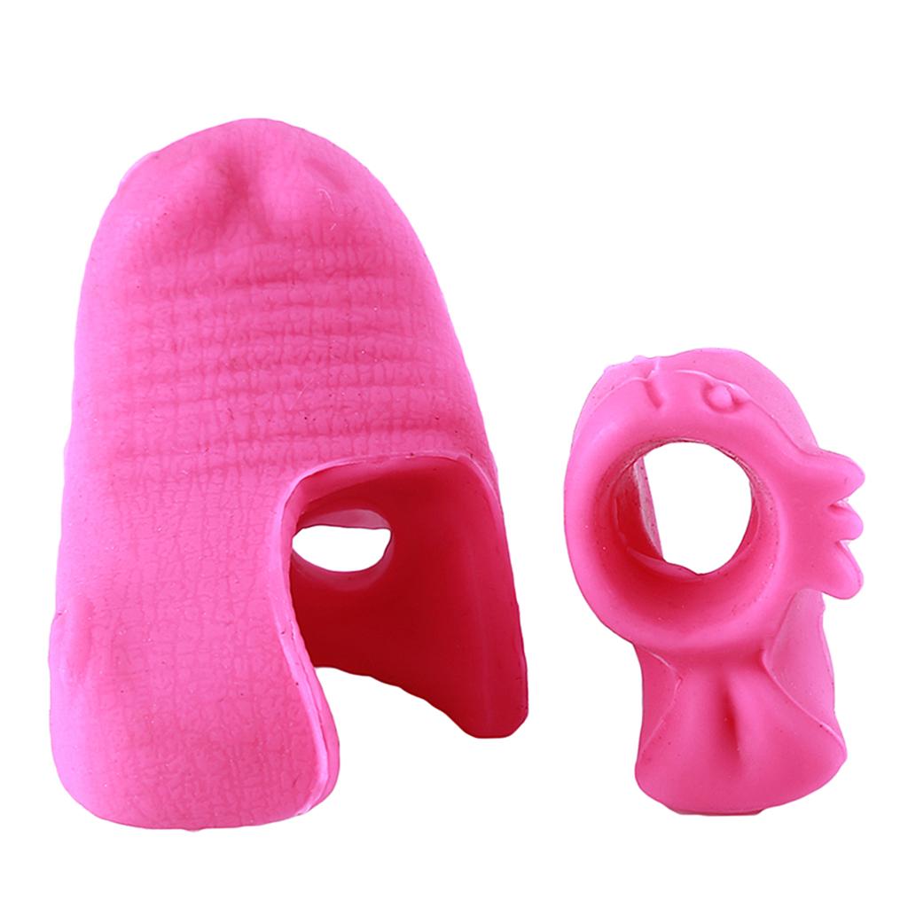 Violin Bow Grip Correcting Hold for 2/4 3/4 Violin Viola Training Rose Red