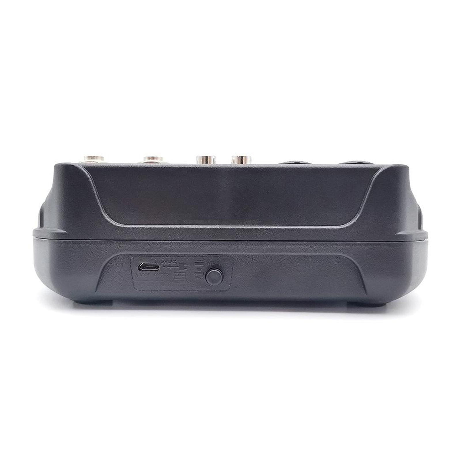 Portable 4 Channel Digital Sound Mixing Console 48V Amplifier