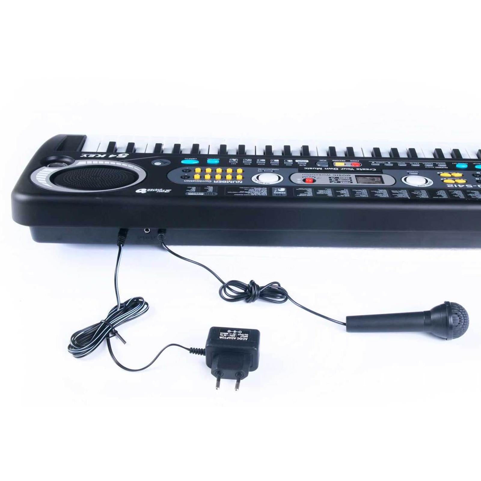 54 Key Digital Music Electronic Keyboard Key Board Electric Piano EU Plug