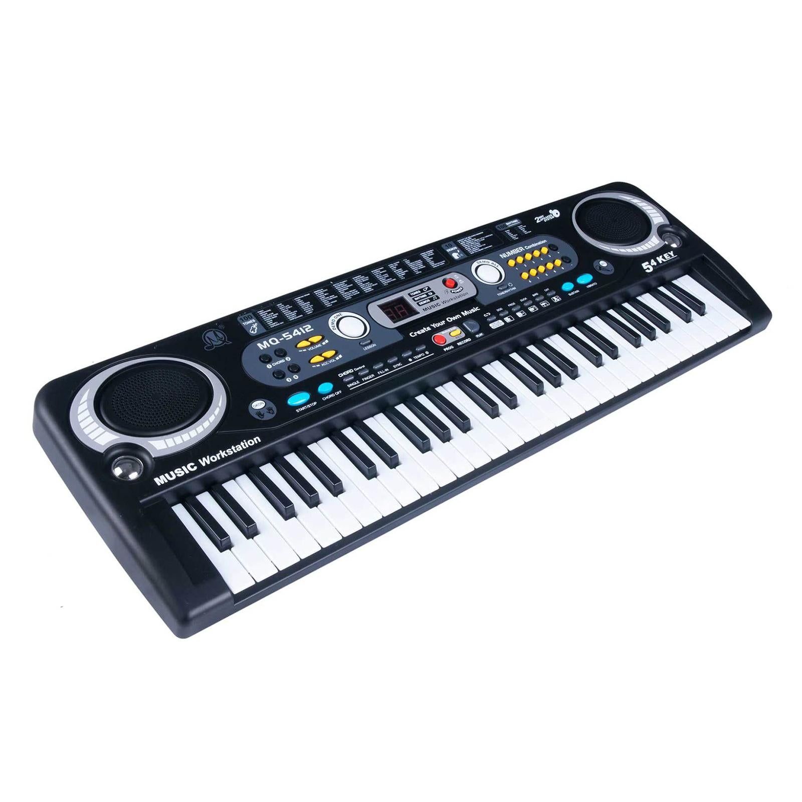 54 Key Digital Music Electronic Keyboard Key Board Electric Piano EU Plug