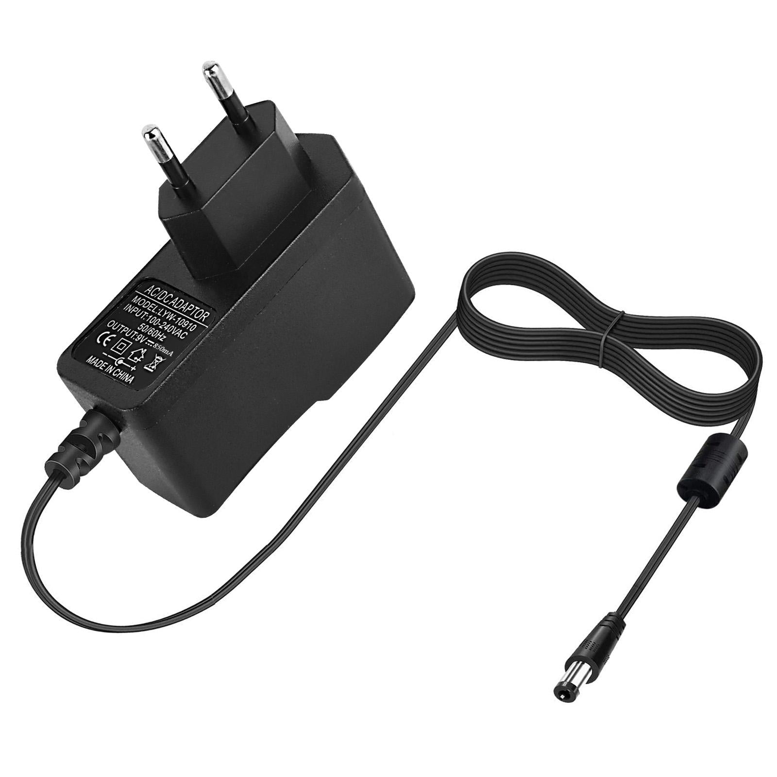 9V 850mA Guitar Effects Pedal Adapter Power Supply Cord Accessories