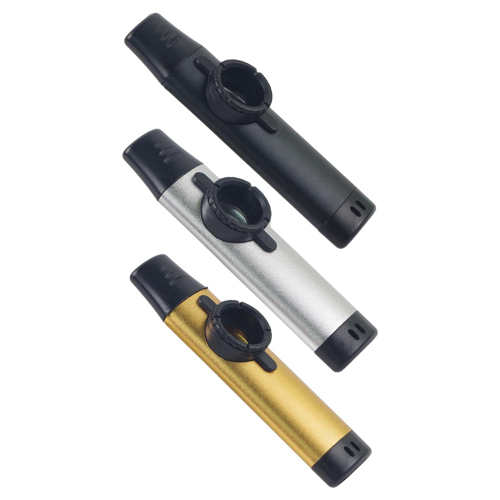 Kazoo Harmonica Mouth Flute Diaphragm Mouth for Piano Musical Instruments Silver