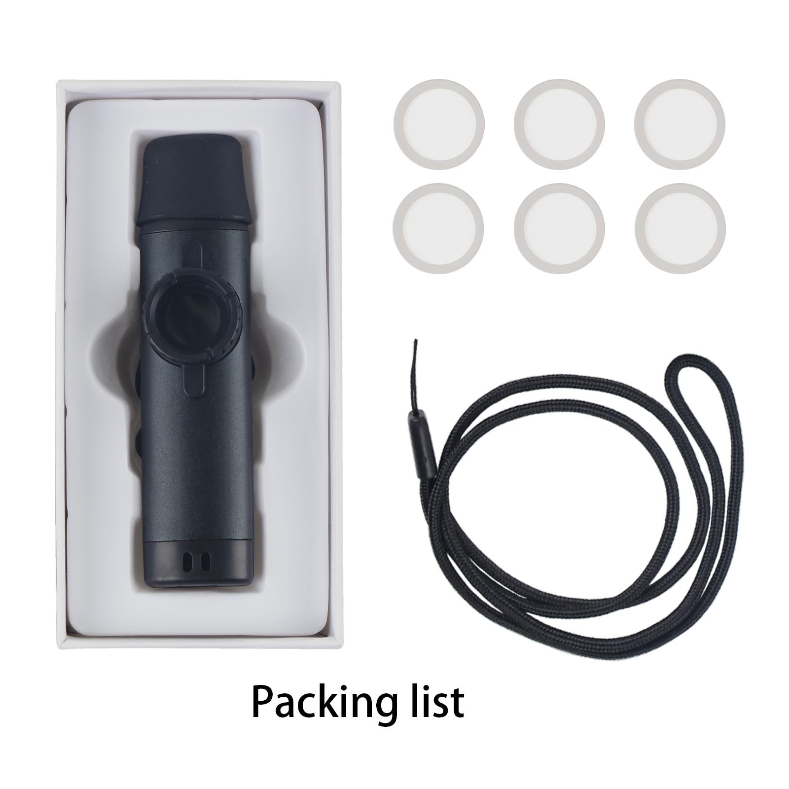 Kazoo Harmonica Mouth Flute Diaphragm Mouth for Piano Musical Instruments Black