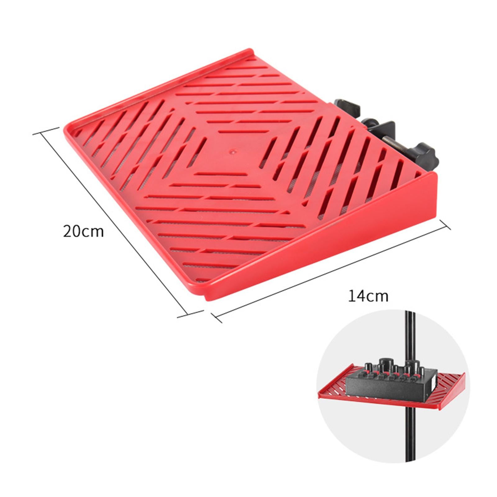 Mic Stand Soundcard Tray Bracket Power Bank Rack for Live Broadcast