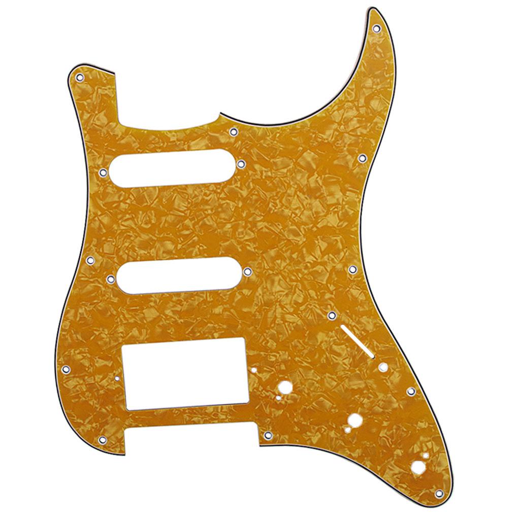 3Ply Guitar Pickguard Prewired with 12 Screws for ST Accessories Instrument