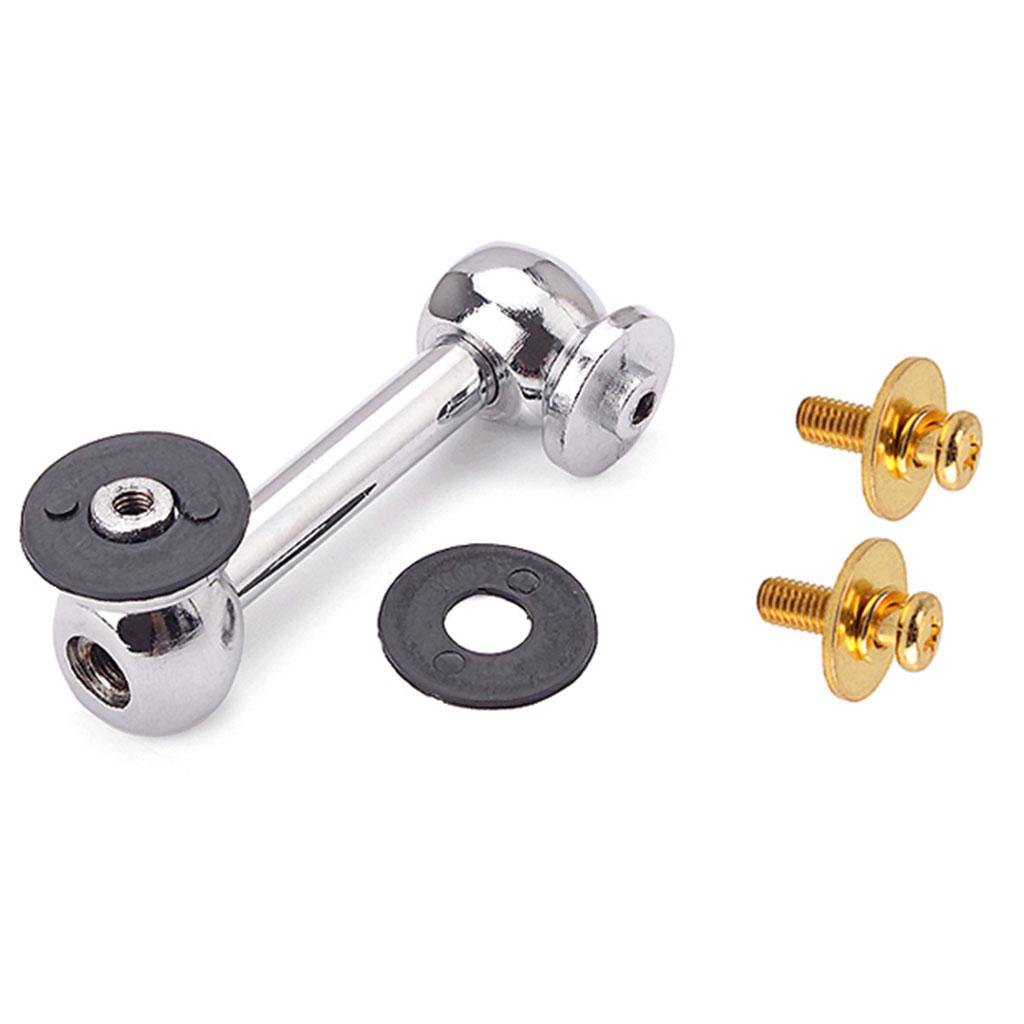 Two Side Snare Drum Lugs with Mounting Screws for Snare Drum Parts Chrome
