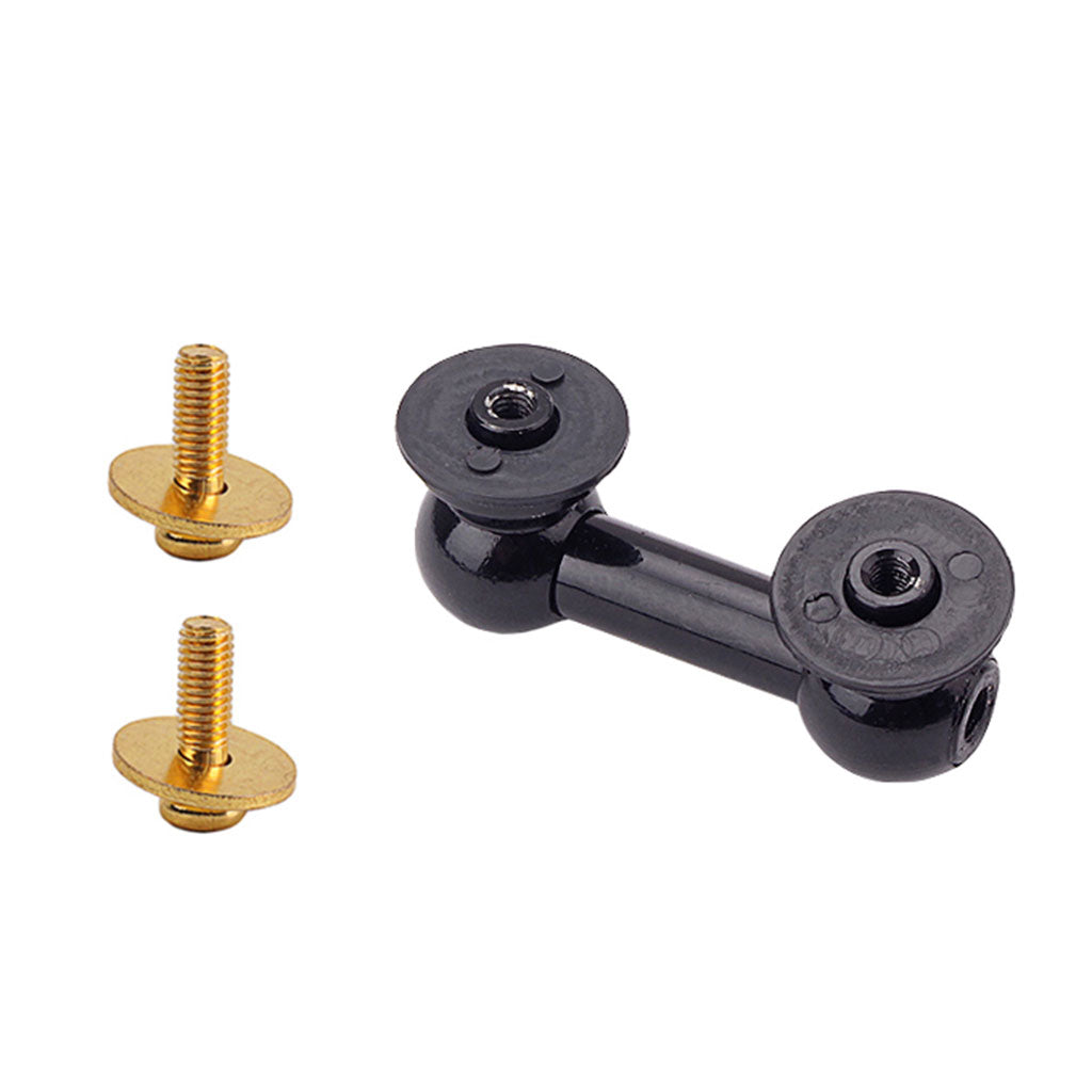 Two Side Snare Drum Lugs with Mounting Screws for Snare Drum Parts Black