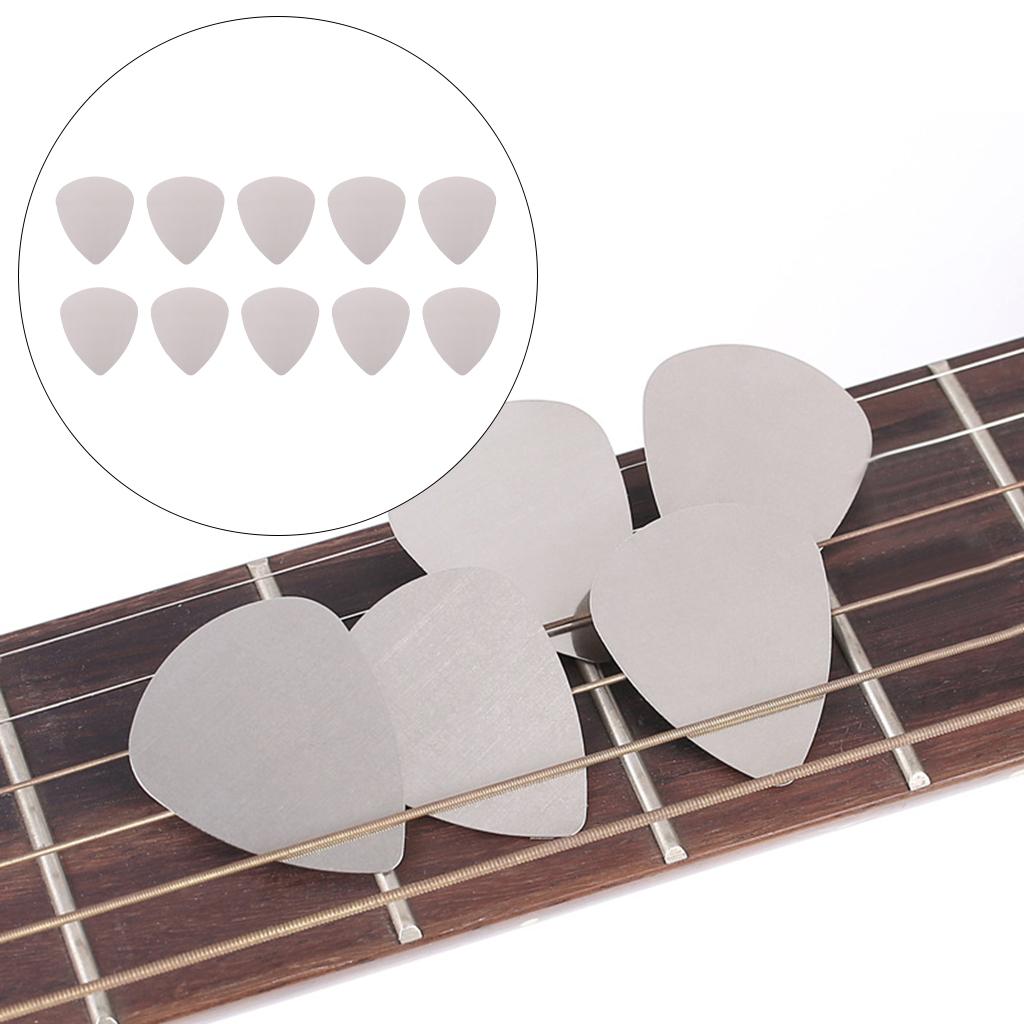 10 Pieces 0.3mm Guitar Picks Bulk for Bright Vibrant Sounds Long Lasting