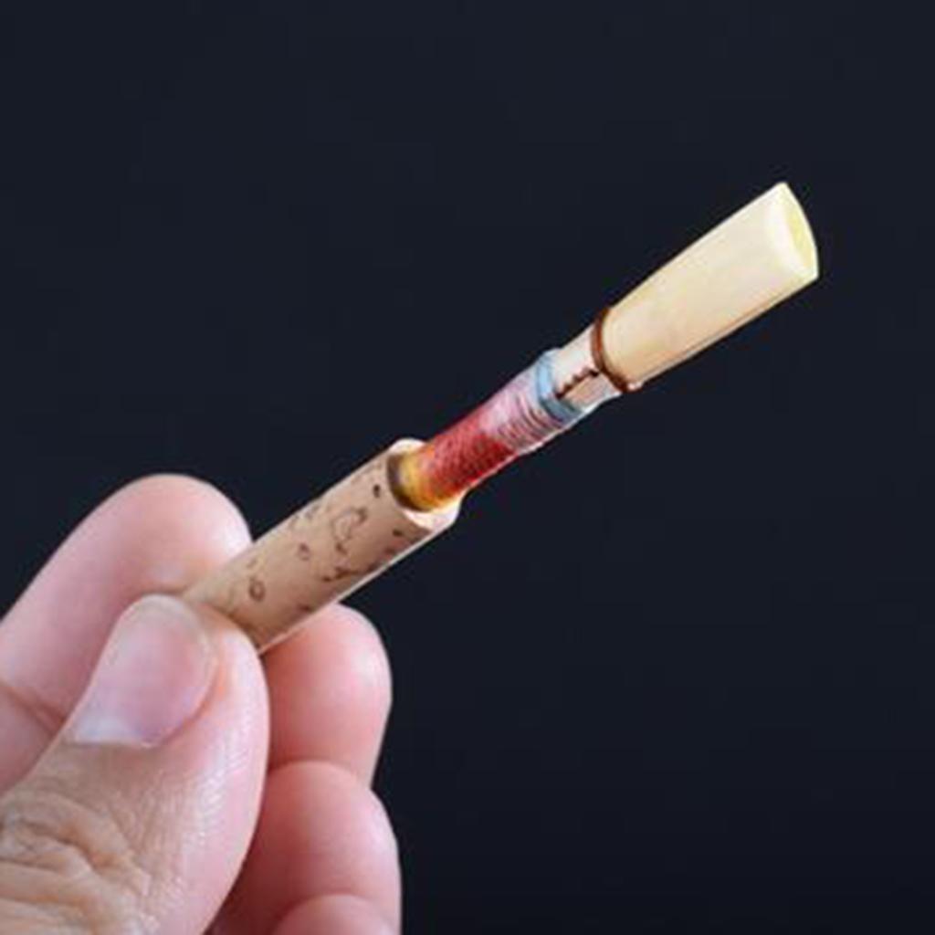4x Professional Oboe Reeds Medium Cork Reed for Wind Instrument