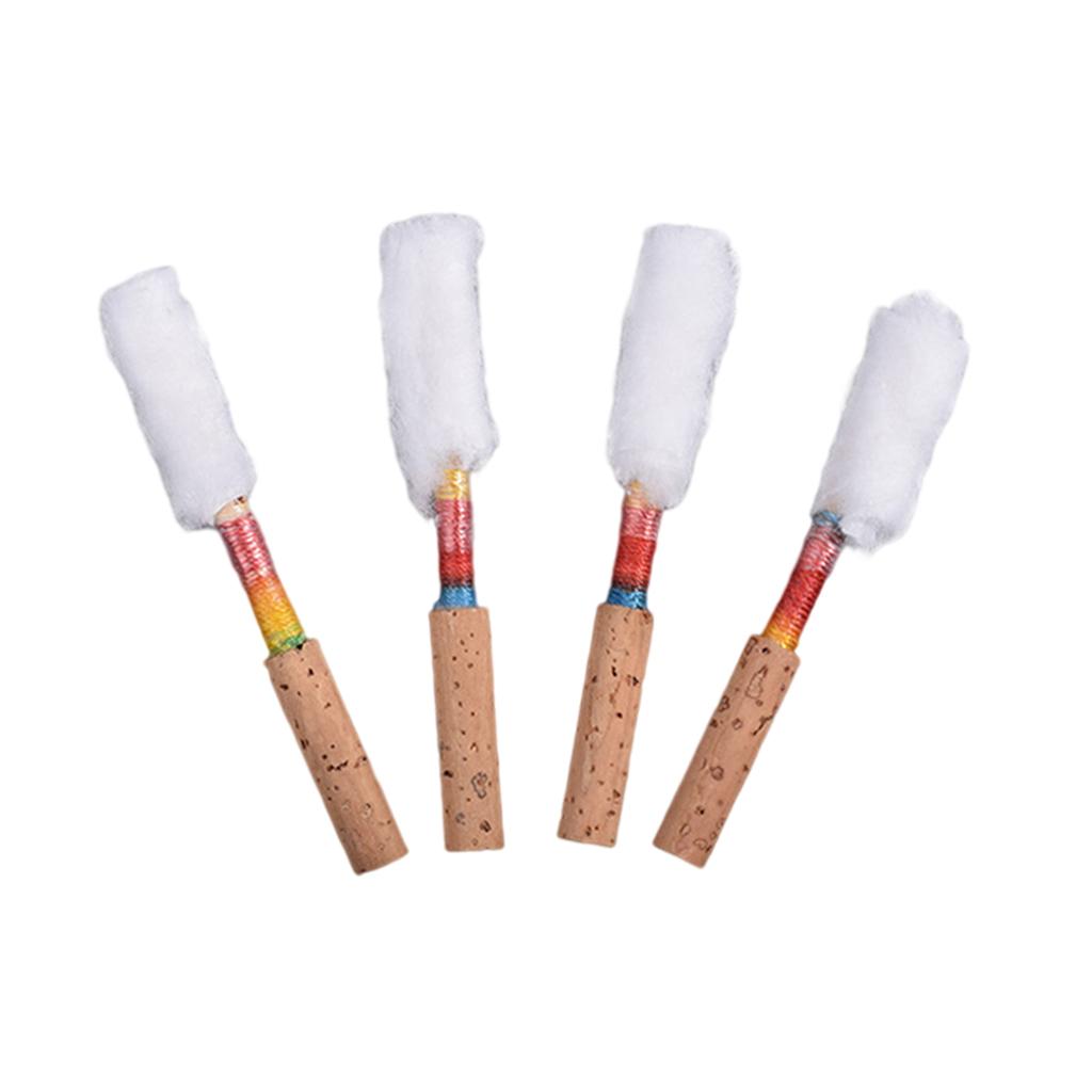 4x Professional Oboe Reeds Medium Cork Reed for Wind Instrument