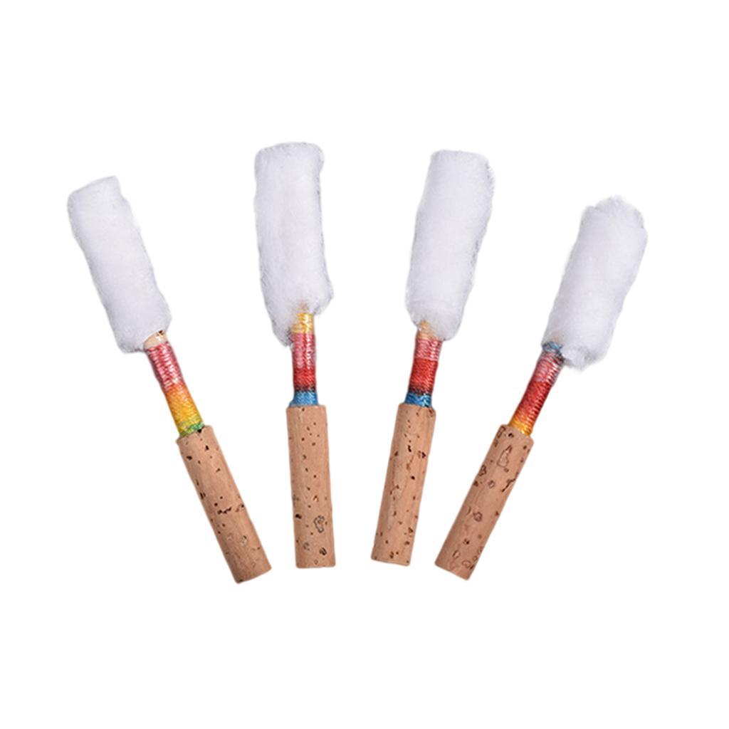 4x Professional Oboe Reeds Medium Cork Reed for Wind Instrument