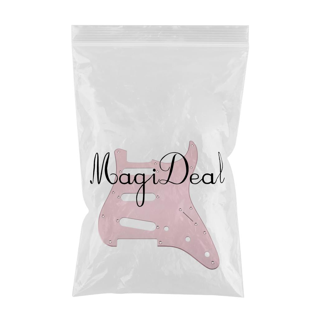 Aluminum Alloy SSS Guitar Pickguard Pickups for ST Guitar Gifts