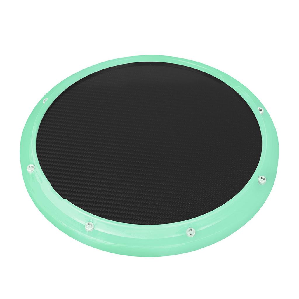Drum Practice Pad, 12 inch Mute Instruments Accessory for Music Enthusiast cyan