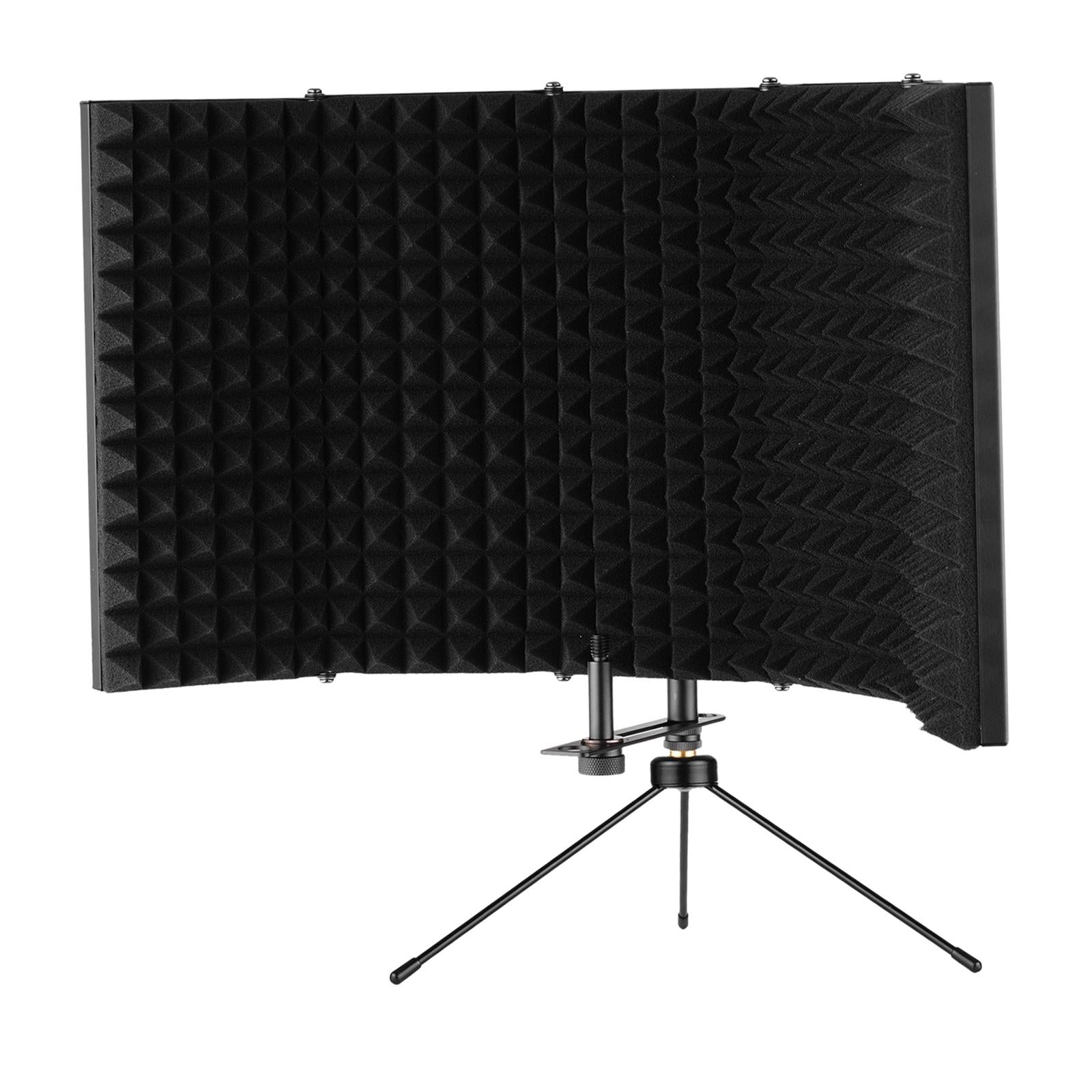 Microphone Isolation Screen Mic Sound Absorbing Foam Filter for Broadcasting