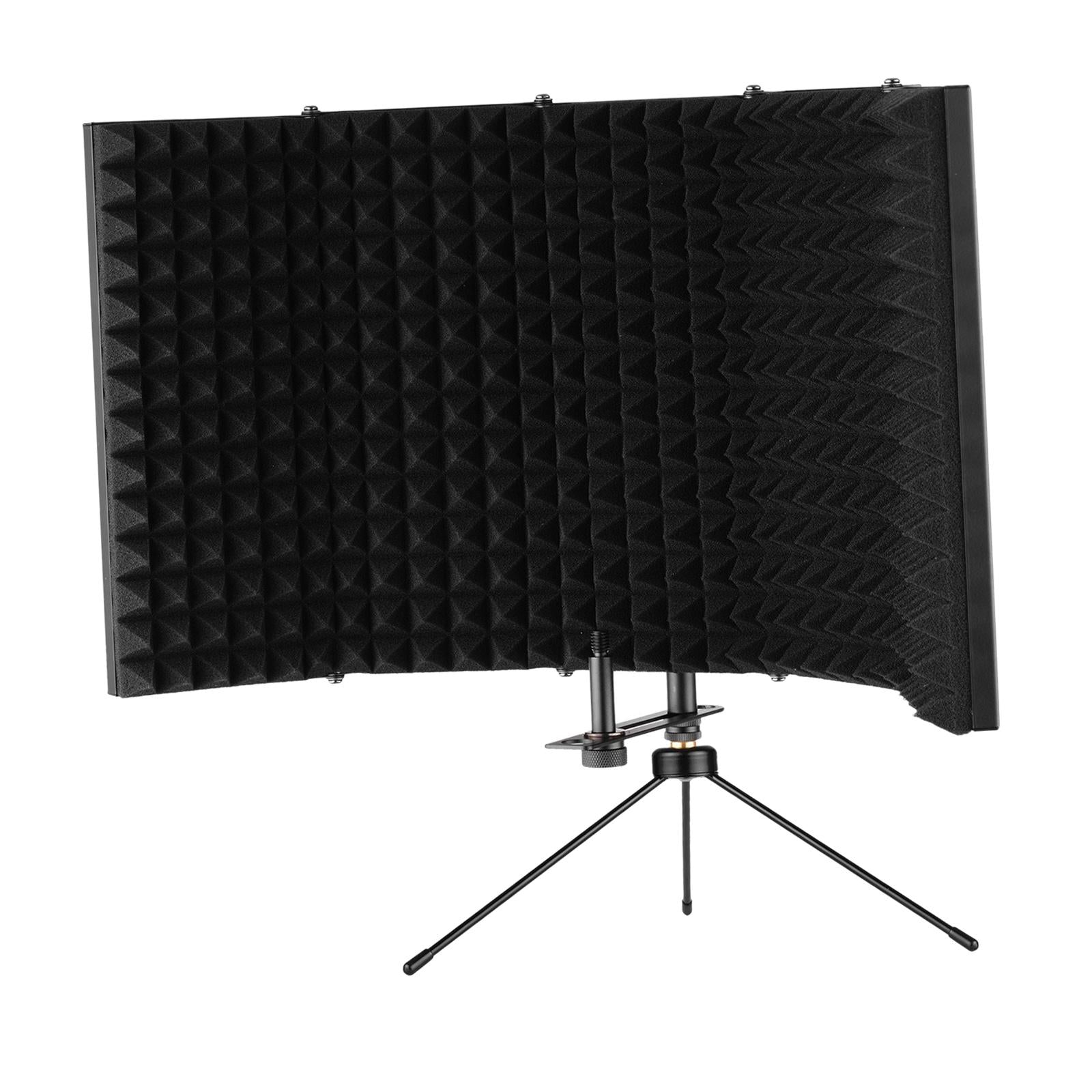 Microphone Isolation Screen Mic Sound Absorbing Foam Filter for Broadcasting