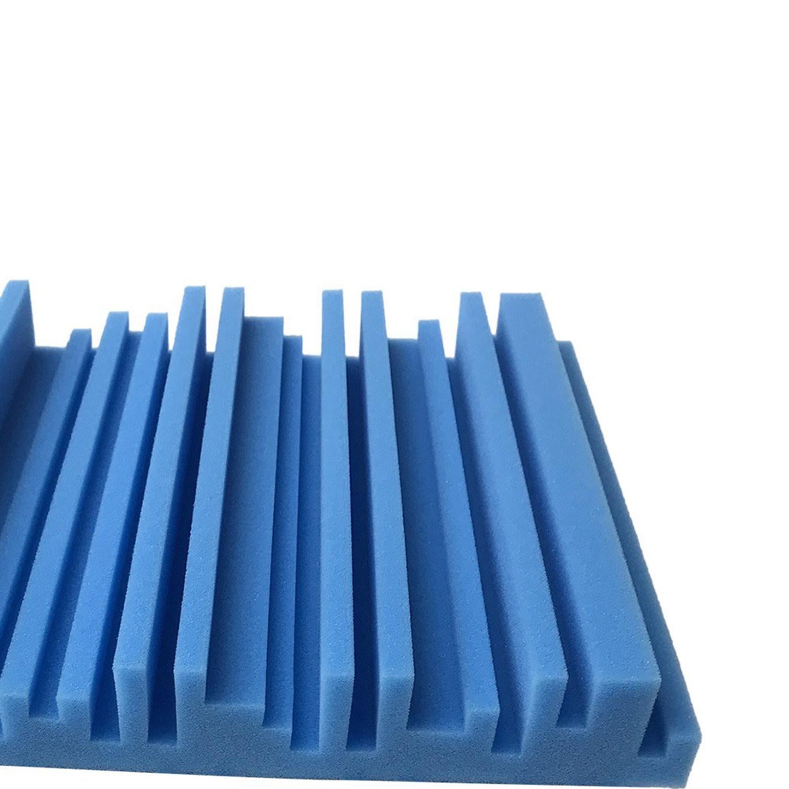 6pcs 30X30X5CM Soundproofing Acoustic Foam Noise Sound-Absorbing Deep Blue