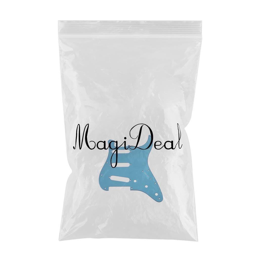 Aluminum Alloy SSS Guitar Pickguard Pickups Parts for ST Guitar