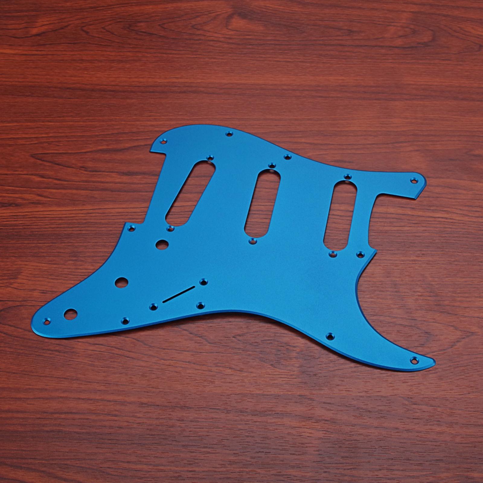 Aluminum Alloy SSS Guitar Pickguard Pickups Parts for ST Guitar