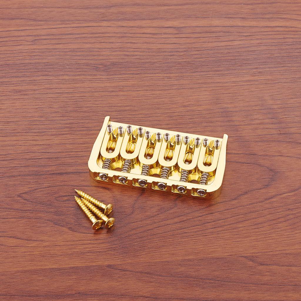 6 String Saddle Bridge Guitar Parts Accessories