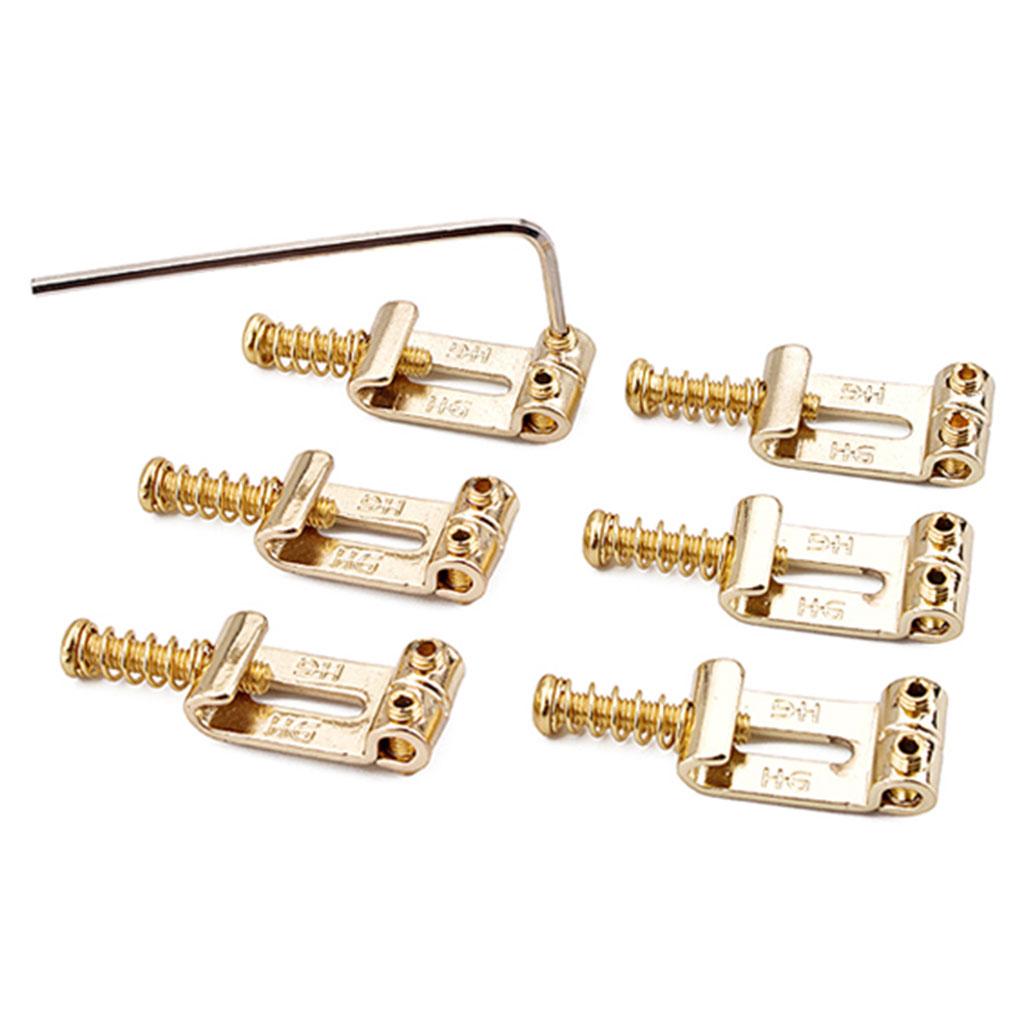 Metal Guitar Bridge Saddle Electric Guitar Stringed Instruments Spring