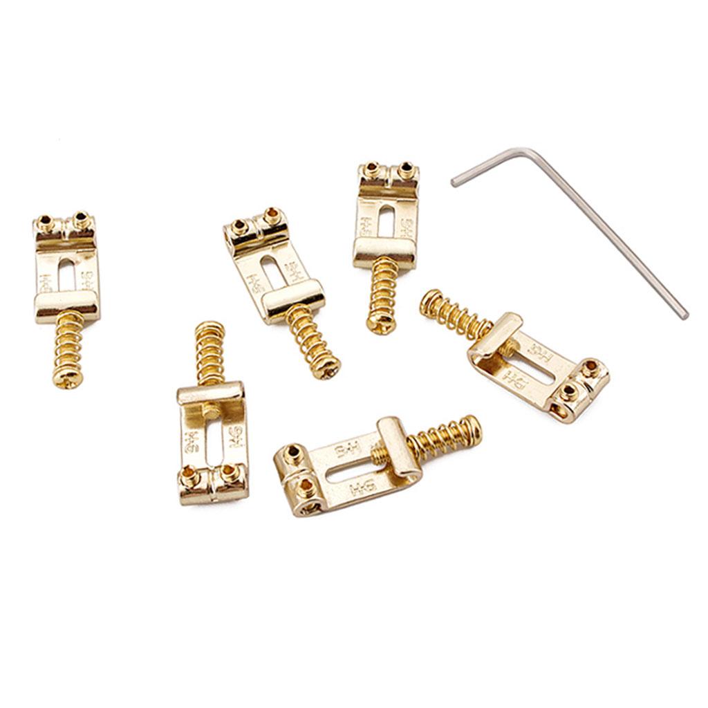 Metal Guitar Bridge Saddle Electric Guitar Stringed Instruments Spring