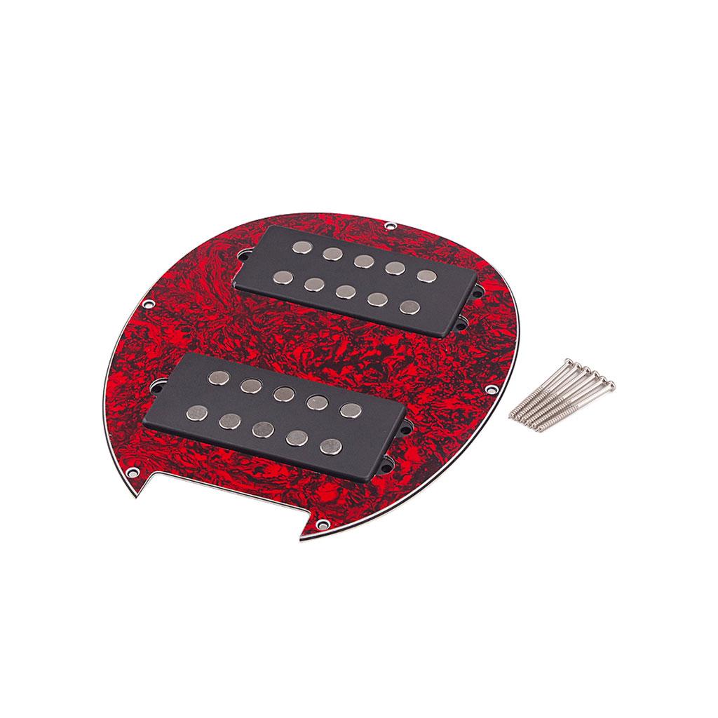 Electric Guitar Humbucker Pickups Accessories for 5 String Bass Guitar red