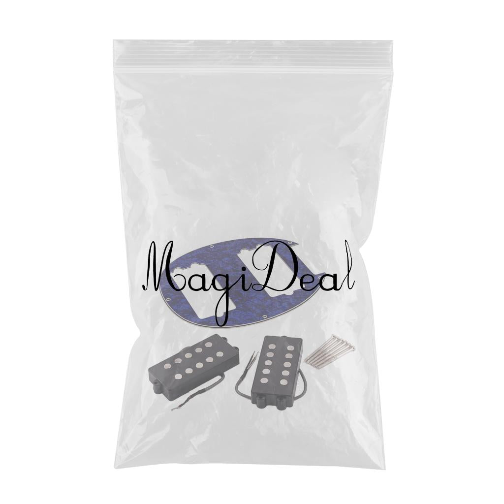 Electric Guitar Humbucker Pickups Accessories for 5 String Bass Guitar blue