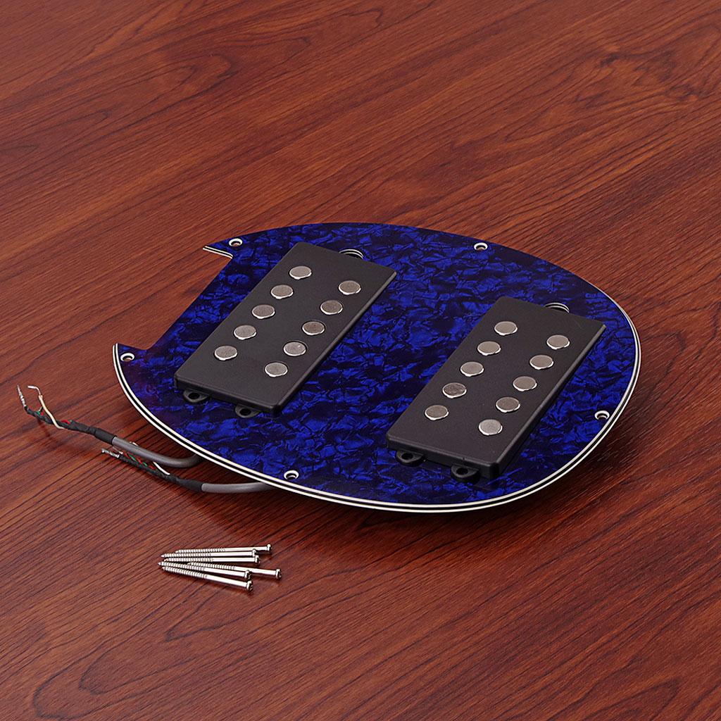 Electric Guitar Humbucker Pickups Accessories for 5 String Bass Guitar blue