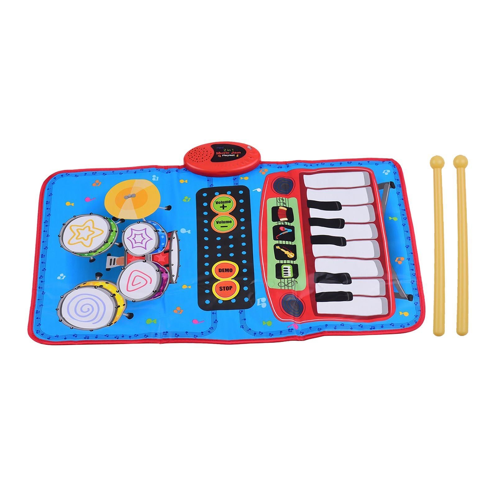 Musical Mat with Piano Drum Sounds Piano Mat for Kids Children Holiday Gifts
