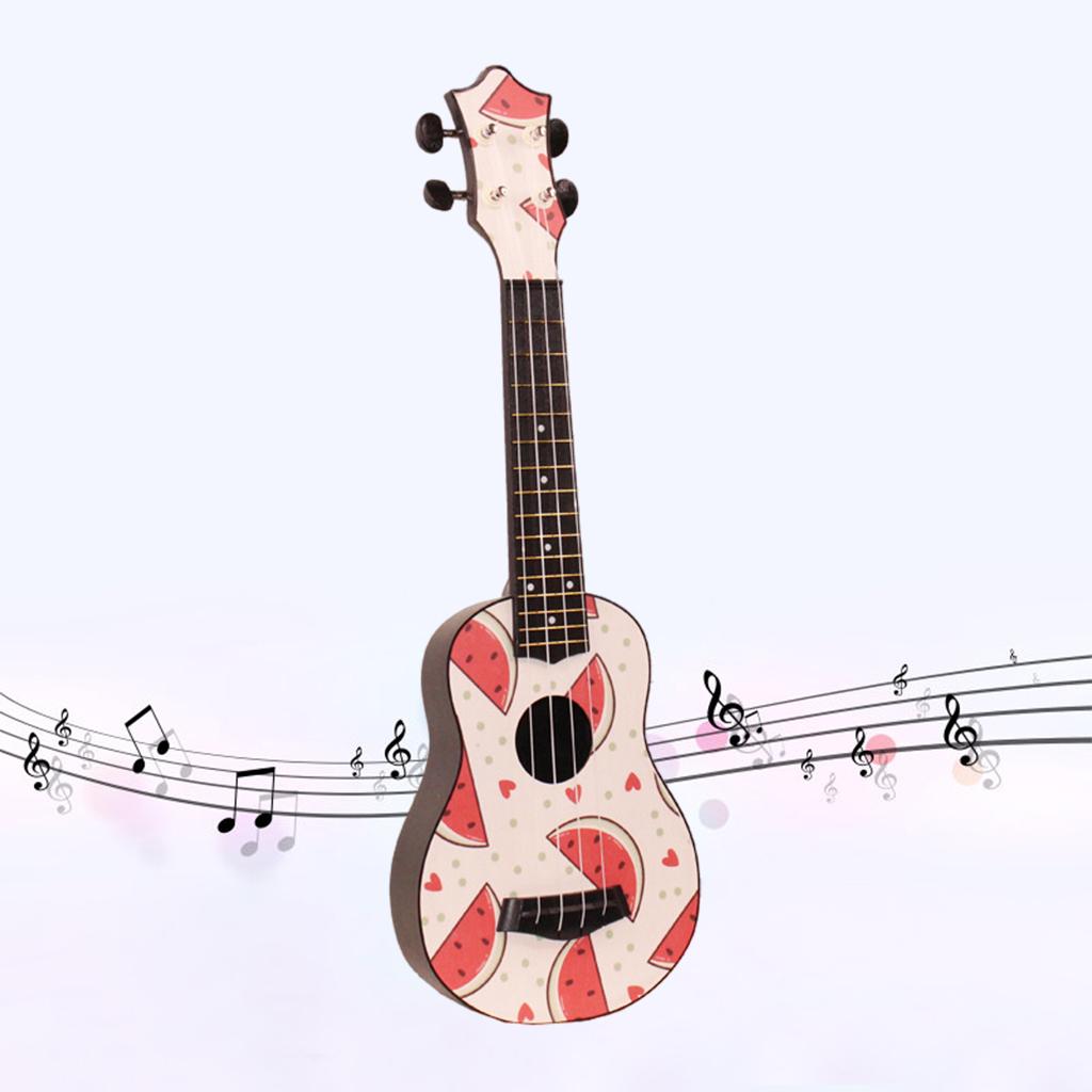21inch 4Strings Ukulele Small Guitar for Kids Beginners Love Watermelon