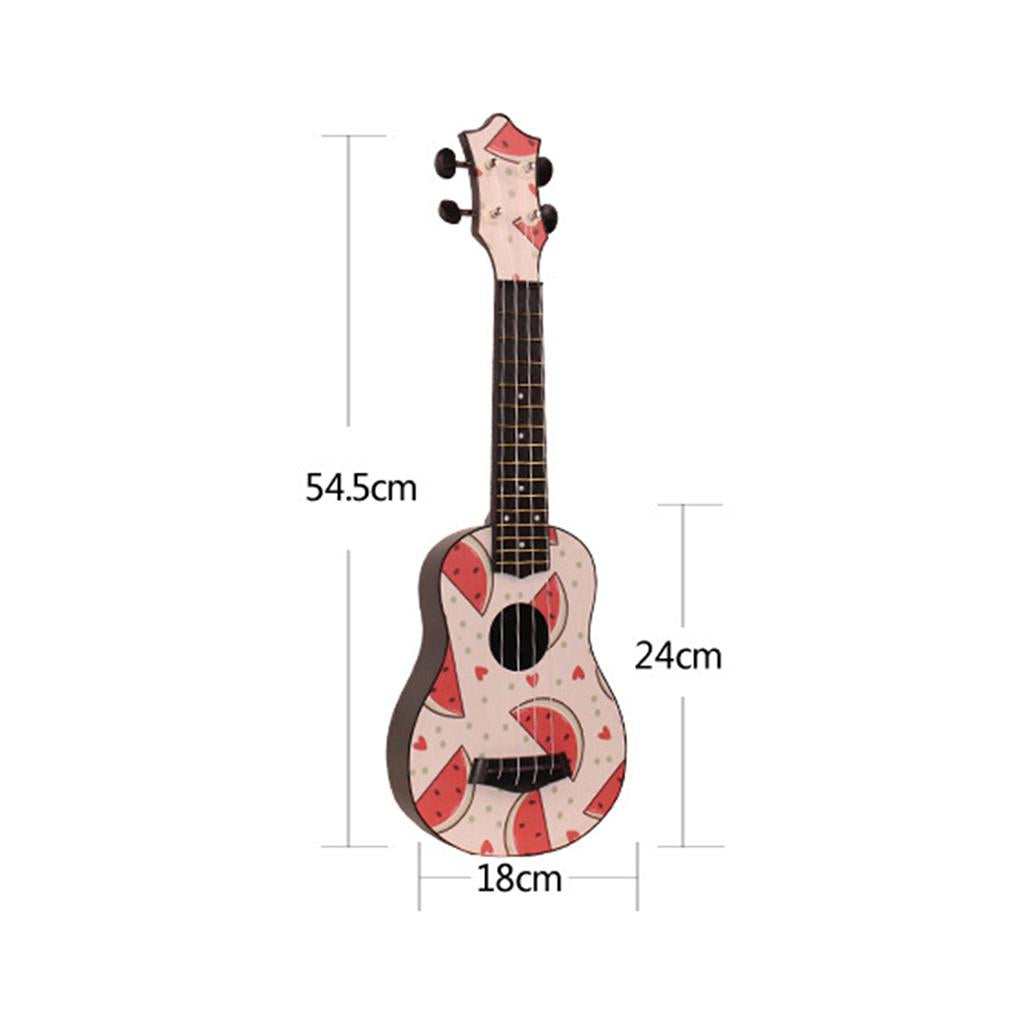 21inch 4Strings Ukulele Small Guitar for Kids Beginners Love Watermelon
