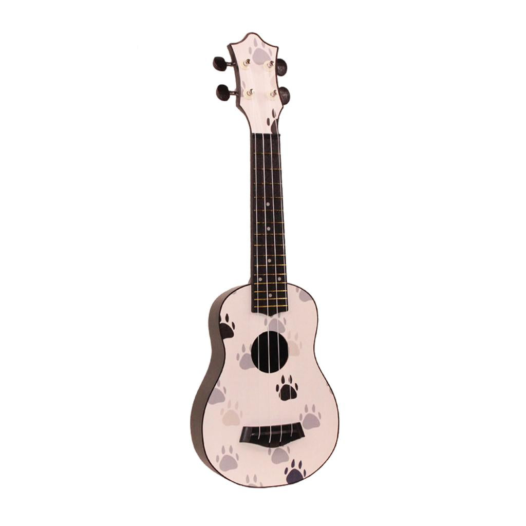 21inch 4Strings Ukulele Small Guitar for Kids Beginners Cat Paw
