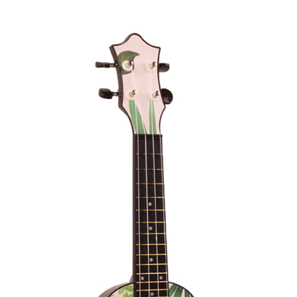 21inch 4Strings Ukulele Small Guitar for Kids Beginners Leaves