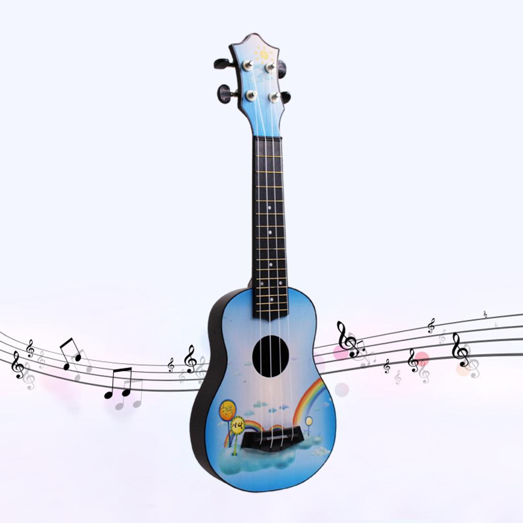 21inch 4Strings Ukulele Small Guitar for Kids Beginners Rainbow